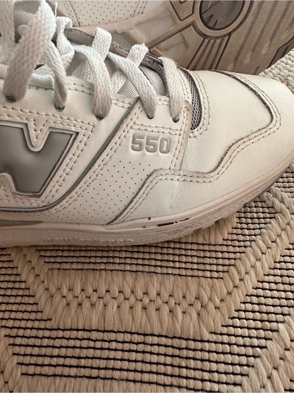 New Balance 550 White size 8 - Picture 6 of 6